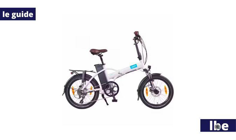 Bicicletta Elettrica Pieghevole NCM London Plus Bianco 20''