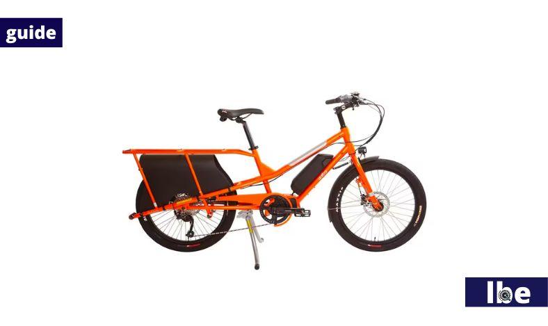 Cargo e-bike, bici città, unisex, Kombi E5, arancione
